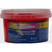 Краска-краситель Красный 606 Колорамика 0.3 кг 250 мл
