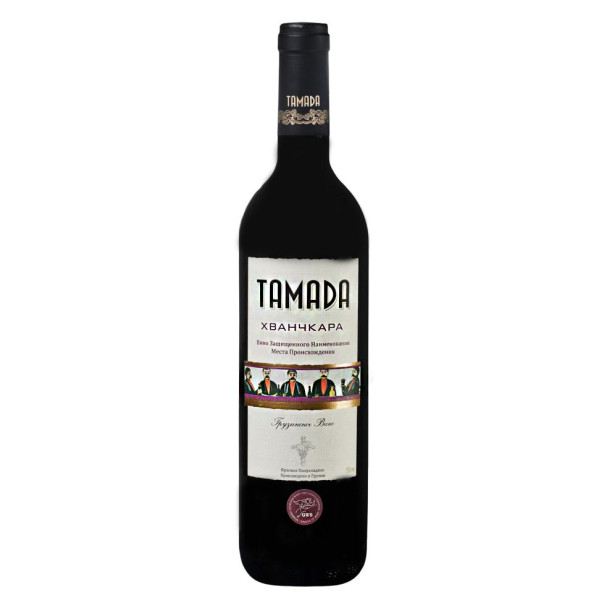 Вино Tamada Хванчкара червоне напівсолодке 0.75 л, 4860004070050, Georgian Wines and Spirits Company