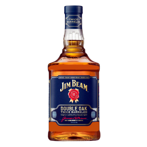 Віскі Jim Beam Double Oak 4 - 5 років витримки 0.7 л, 5060045585912, Jim Beam