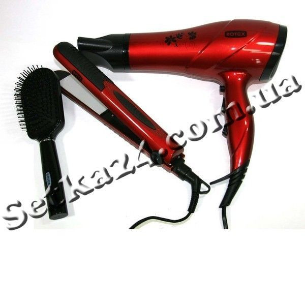 Фен гребінець випрямляч Rotex RFS31-R, , Rotex