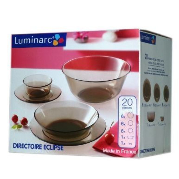 Сервиз столовый Luminarc Directoire Eclipse H0241 20пр., H0241, Luminarc