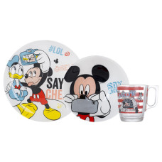 Детский набор посуды Luminarc Disney Party Mickey 3пр - N5278