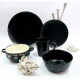 Кружка Milika 6шт. Astera Black Stone 320мл - A0520-165619, A0520-165619, Milika