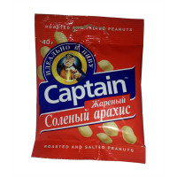 Арахіс Captain солений до пива 40 г