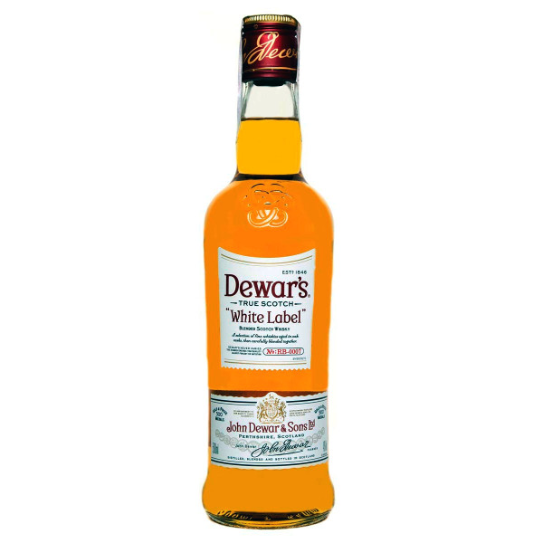 Виски Dewar's White Label от 3 лет выдержки 0.5 л 40%, 5000277000838, John Dewar & Sons