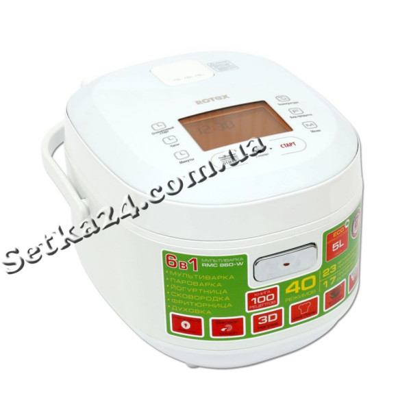 Мультиварка Rotex RMC860-W, , Rotex