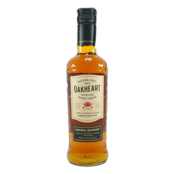 Ром Bacardi Oakheart Original 0.5 л, 5010677160018, Bacardi