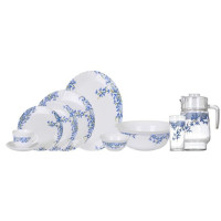 Сервиз столовый Arcopal Aliya blue L5294, 38+7 предметов