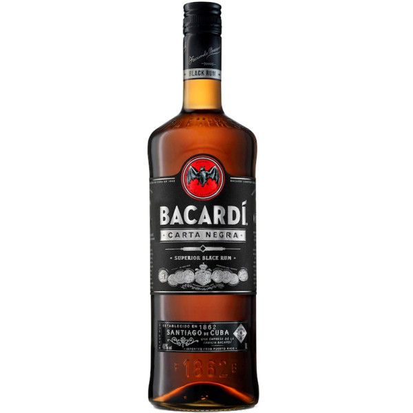 Ром Bacardi Carta Negra 1 л, 5010677035811, Bacardi