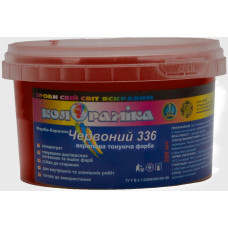 Краска-краситель Красный 336 Колорамика 0.3 кг 250 мл