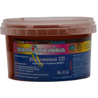 Краска-краситель Коричневый 235 Колорамика 0.3 кг 250 мл