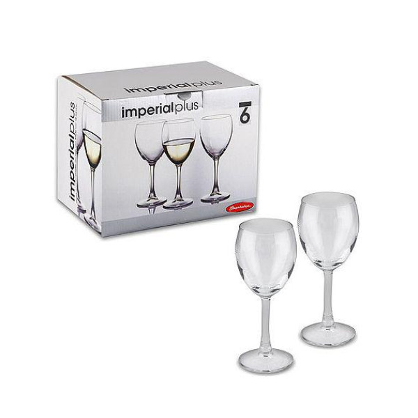 Набор бокалов для вина Pasabahce 190мл Imperial Plus 6шт 44789, 44789, Pasabahce