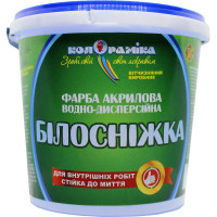 Краска Белоснежка Колорамика 1 кг
