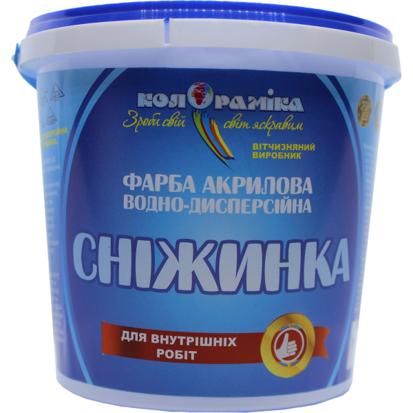 Фарба Сніжинка Колораміка 1 кг, Kolor-KSK-1