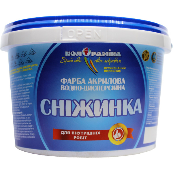 Фарба Сніжинка Колораміка 3 кг, Kolor-KSK-3
