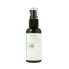 Захисний крем для обличчя та зони декольте SPF30 з колагеном та вітаміном E