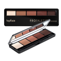 TopFace - Тіні для повік 5-колірні "Pro Palette Eyeshadow"  [018 - матові] (8 г), PT501 (018), 8681217242999