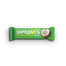 Батончик Зарядись, магній-кокос, 25 г, 4820277990349