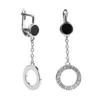 Сережки, срібло "Bvlgari", СК2О/1162