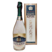 Вино игристое Золотая Корона белое полусладкое 0.75 л 10-13.5%