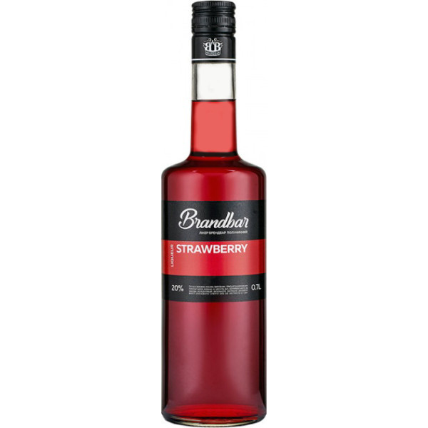 Лікер Brandbar Strawberry полуниця 0.7 л 20%