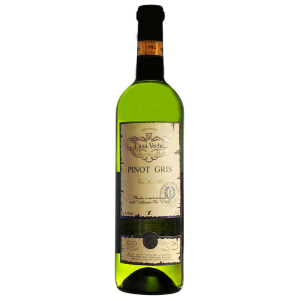 Вино Casa Veche Pinot Gris белое сухое 0.75 л 12%, 4840042006044, Alianta Vin