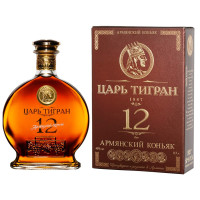 Коньяк Цар Тигран 12 років витримки 0.7 л 40% в подарунковій коробці