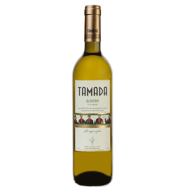 Вино Tamada Tвіші біле напівсолодке 0.75 л