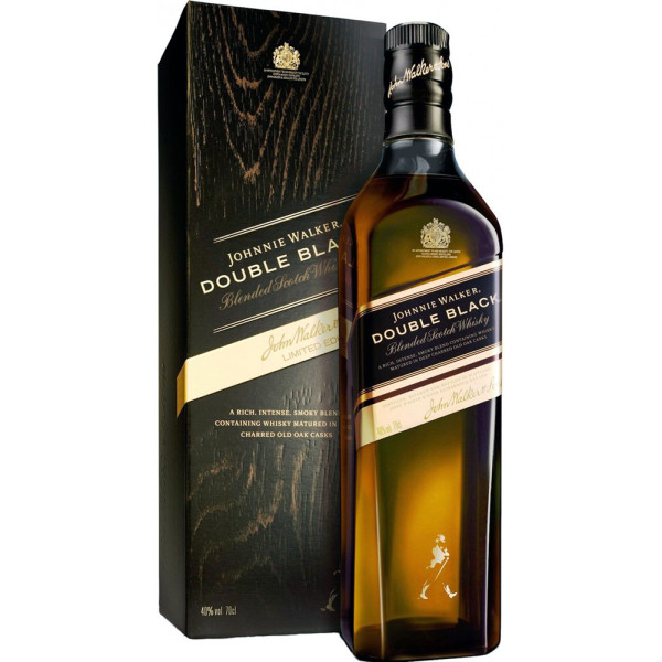 Виски Johnnie Walker Double Black 12 лет выдержки 0.7 л 40% в подарочной упаковке, 5000267116303, Johnnie Walker