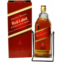 Віскі Johnnie Walker Red Label витримка 4 роки 3 л 40% в подарунковій упаковці 
