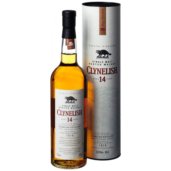 Виски Clynelish 14 лет выдержки 0.7 л 46% в тубусе, 5000281016535, Clynelish Distillery