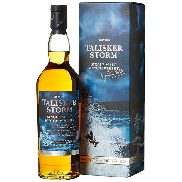 Виски Talisker Storm 10 лет выдержки 0.7 л 45.8%, 5000281032733, Talisker