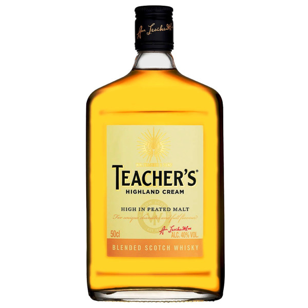 Виски Teacher's Highland Cream 4 года выдержки 0.5 л 40%, 5010093501235, Teacher’s