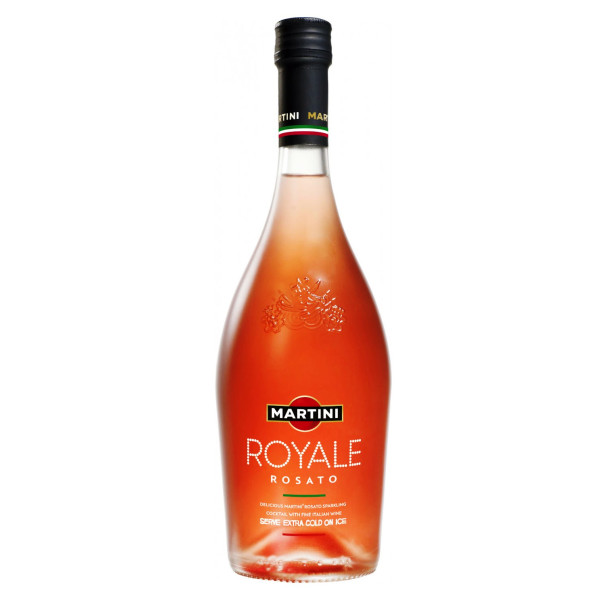 Коктейль винний ігристий Martini Royale Rosato рожеве напівсолодке 0.75 л 8%