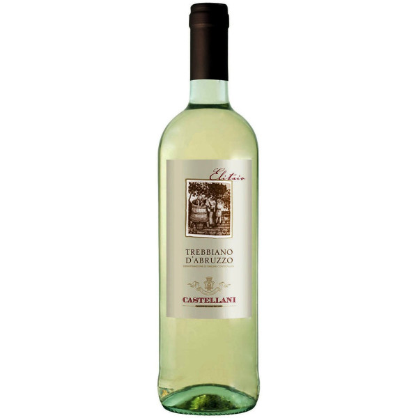 Вино Castellani Trebbiano D'Abruzzo Elitaio DOC белое сухое 0.75 л 12%, 8002153021071, Castellani