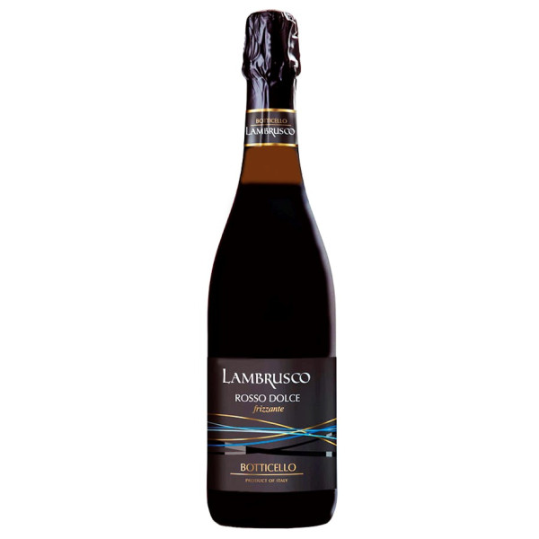 Вино игристое Botticello Lambrusco dell'Emilia Red Sweet красное сладкое  0.75 л 8%, 8011510018241, Gruppo Cevico