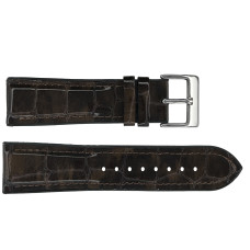 Ремінець Awarder силікон + шкіра коричневий 24х22