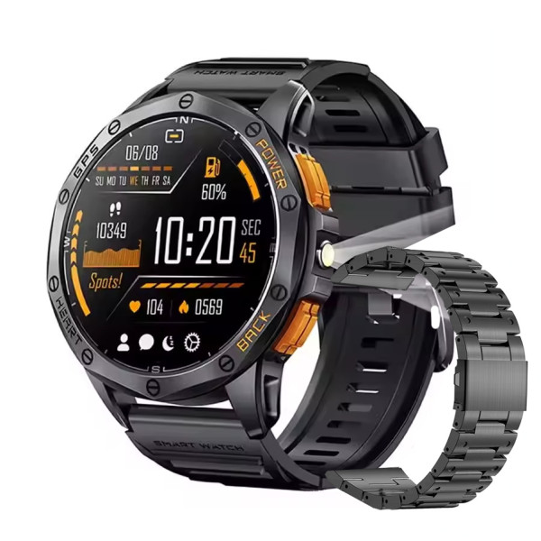 Розумний годинник Modfit Pathfinder GPS Compass Black Steel + ремінець в подарунок