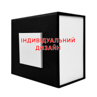 Коробочка картонна 1003 Червоно-Біла Індивідуальний дизайн