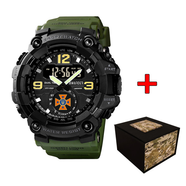 Годинник наручний Awarder 004 ДСНС Army Green
