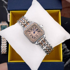 Cartier Rose Gold-Silver-Gold 29x31 Rep