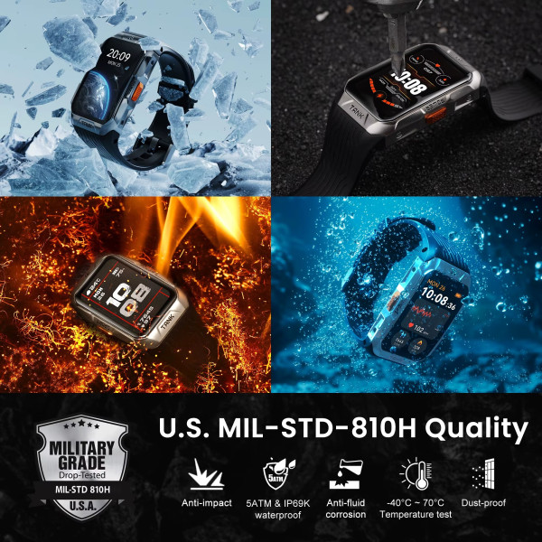 Розумний годинник Kospet TANK X2 Black