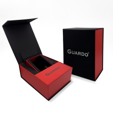 Коробка для годинника GUARDO червона-чорна