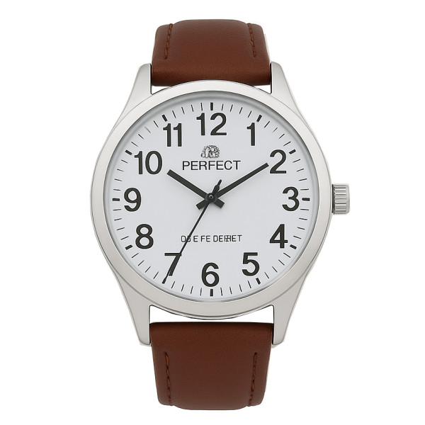 Годинник Perfect 431 Silver-Brown XXL