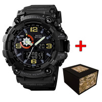 Годинник наручний Awarder 002 Поліція Чорні + Коробка