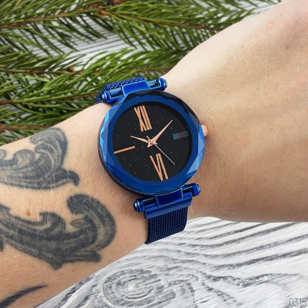 Наручные часы Geneva QSF-002 Blue-Black