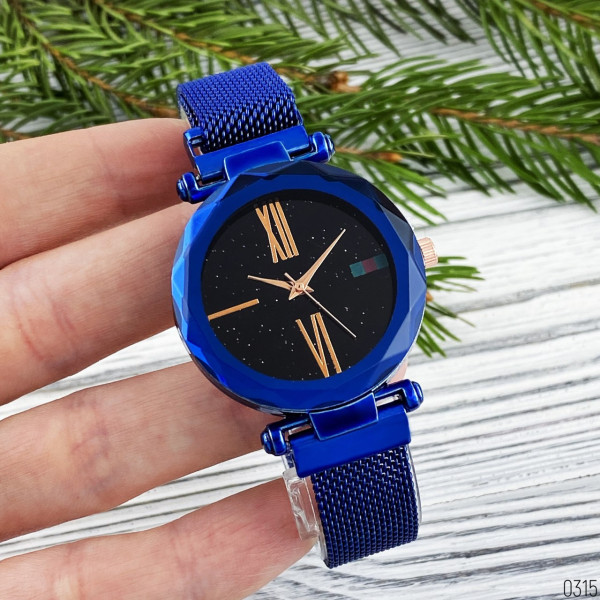Наручные часы Geneva QSF-002 Blue-Black
