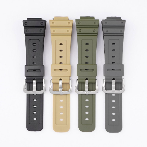 Ремінець для годинника Casio G-Shock GA-2100/2110 Beige Silver