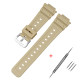Ремінець для годинника Casio G-Shock GA-2100/2110 Beige Silver