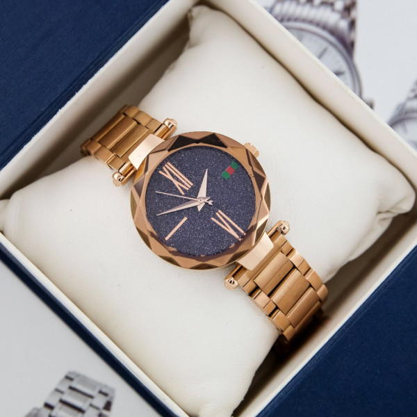 Наручний годинник Gucci 046 Bronze-Black